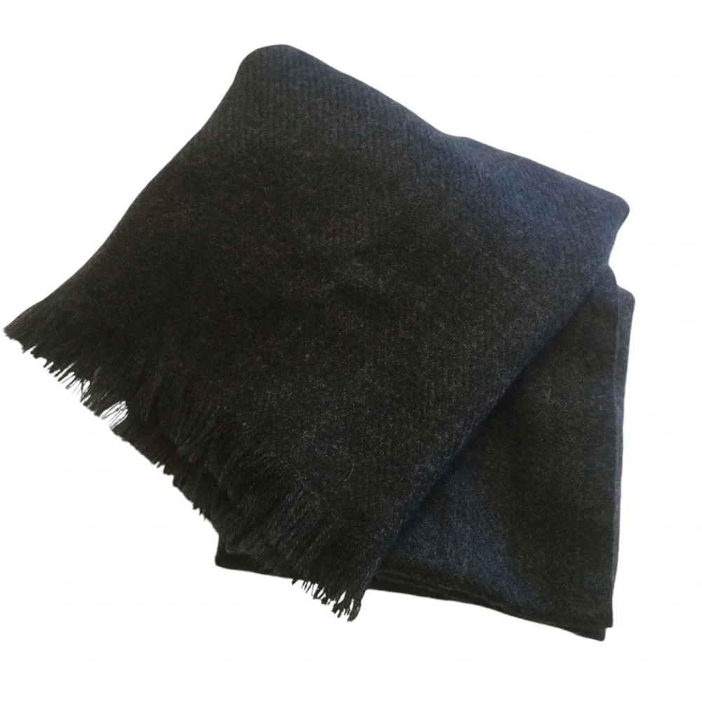 Pistil Herringbone Pattern Wool Blend Scarf